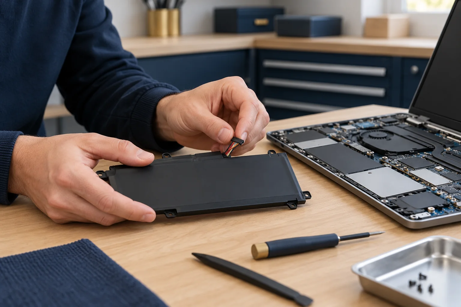 Laptopaccu snel leeg: instellingen aanpassen of vervangen?