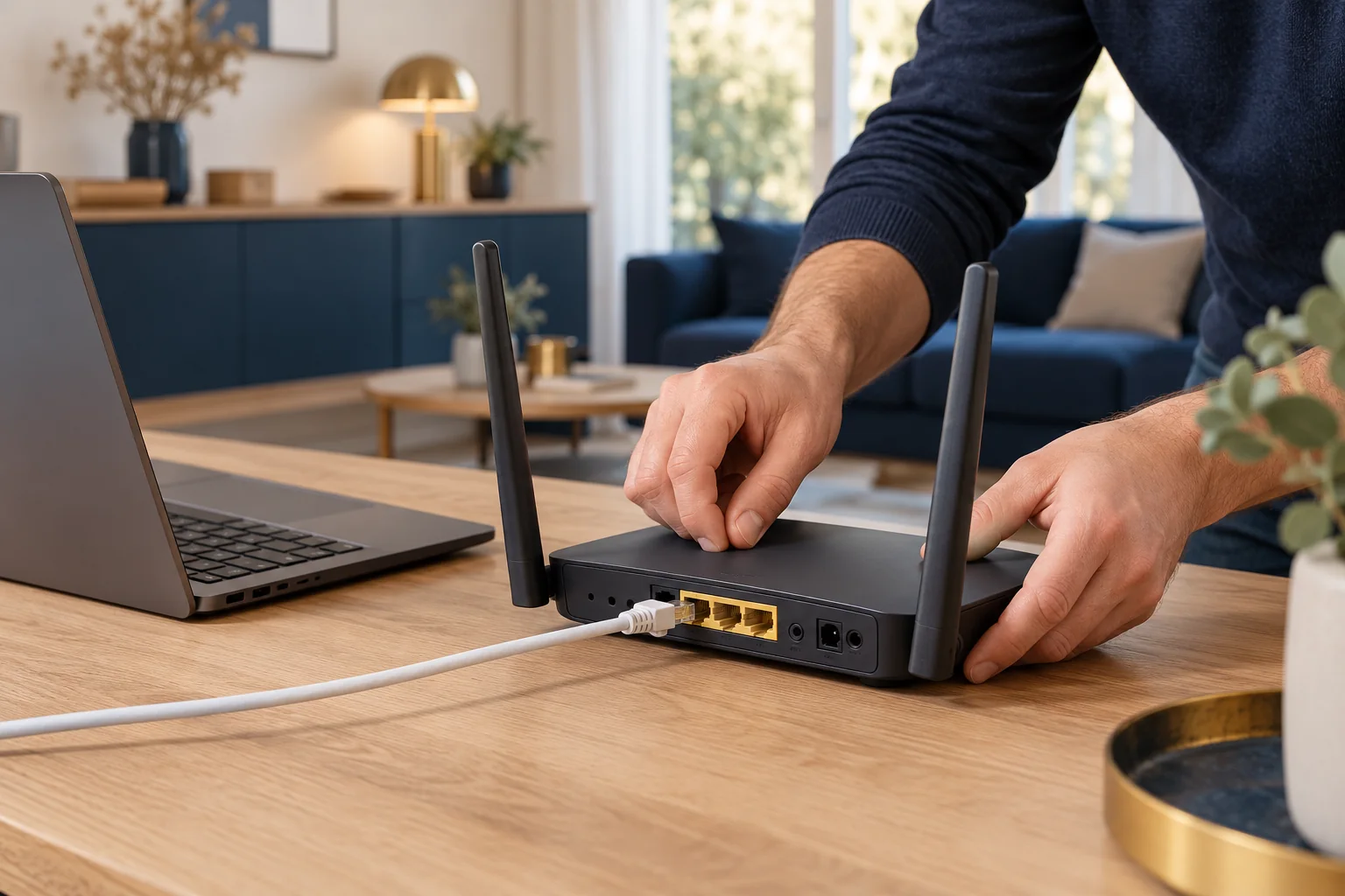Computerhulp: thuisnetwerk instellen met een router en laptop